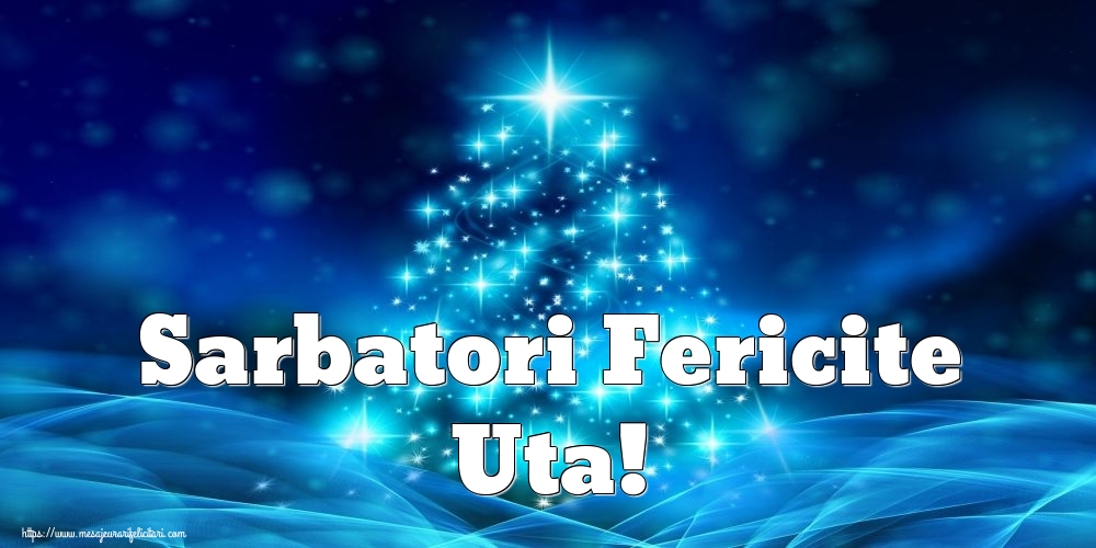 Felicitari de Craciun - Sarbatori Fericite Uta!