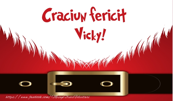 Felicitari de Craciun - Mos Craciun | Craciun Fericit Vicky!