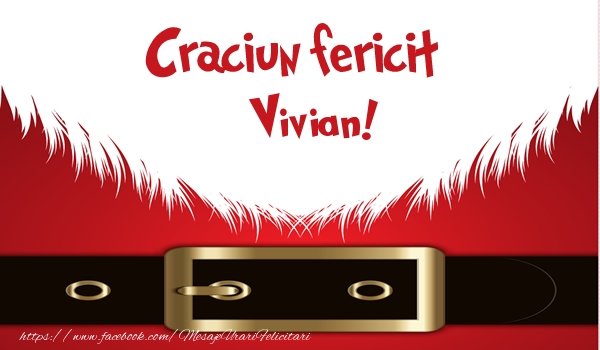 Felicitari de Craciun - Mos Craciun | Craciun Fericit Vivian!