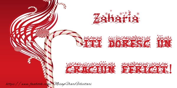 Felicitari de Craciun - Zaharia iti doresc un Craciun Fericit!
