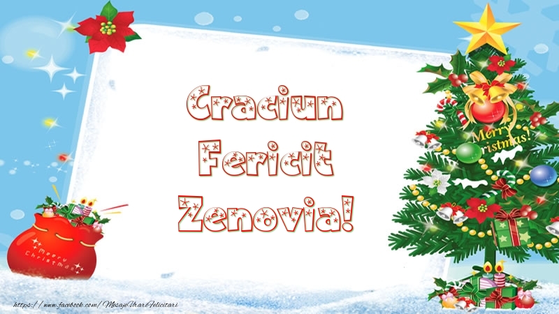 Felicitari de Craciun - Brazi | Craciun Fericit Zenovia!