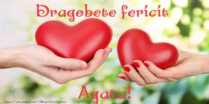 Felicitari de Dragobete - ❤️❤️❤️ Inimioare | Dragobete fericit Agata!