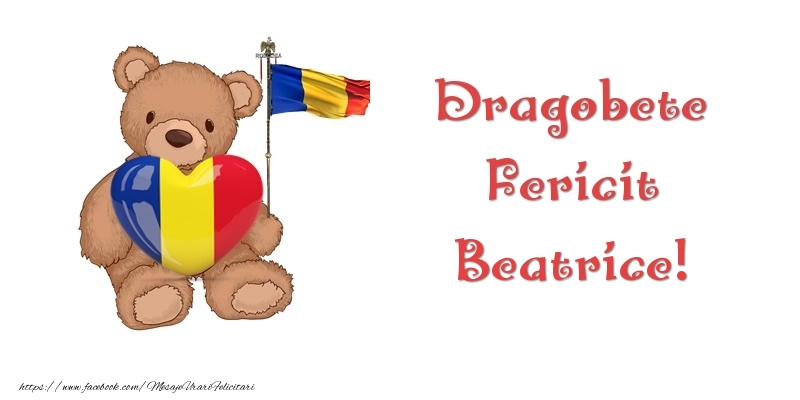 Felicitari de Dragobete - Ursuleti | Dragobete Fericit Beatrice!