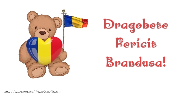 Felicitari de Dragobete - Ursuleti | Dragobete Fericit Brandusa!