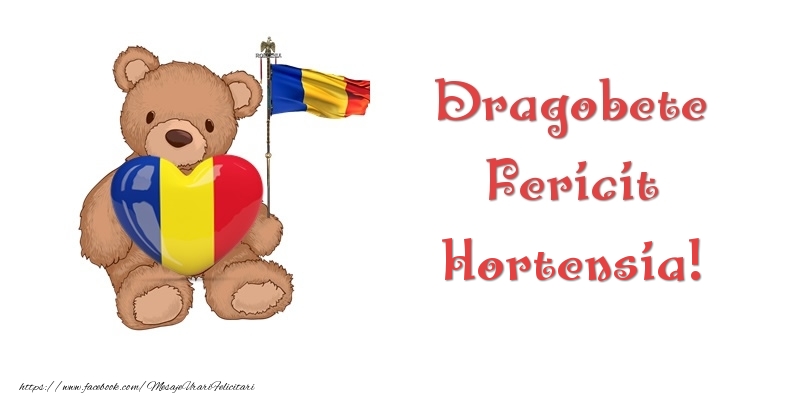 Felicitari de Dragobete - Ursuleti | Dragobete Fericit Hortensia!