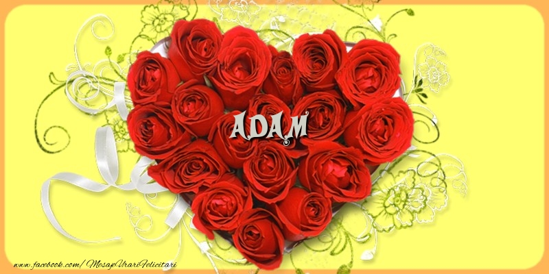 Felicitari de dragoste - ❤️❤️❤️ Inimioare & Trandafiri | Adam