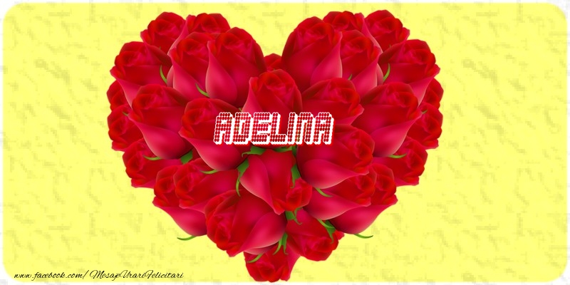 Felicitari de dragoste - ❤️❤️❤️ Flori & Inimioare | Adelina
