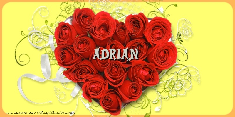 Felicitari de dragoste - ❤️❤️❤️ Inimioare & Trandafiri | Adrian
