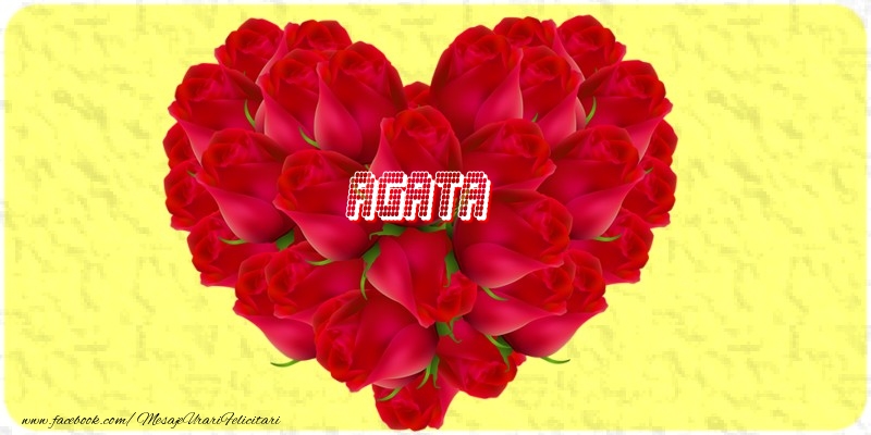 Felicitari de dragoste - Agata