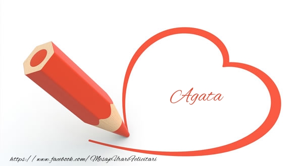 Felicitari de dragoste - Agata