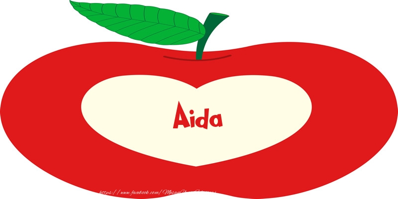 Felicitari de dragoste - O inima pentru Aida