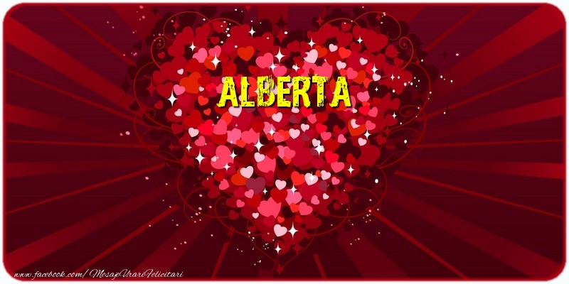 Felicitari de dragoste - Alberta
