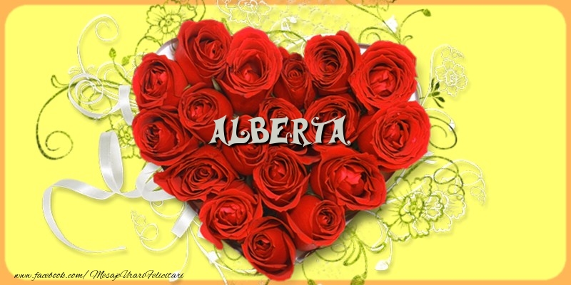 Felicitari de dragoste - ❤️❤️❤️ Inimioare & Trandafiri | Alberta