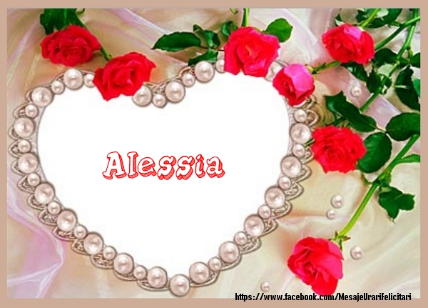 Felicitari de dragoste - Trandafiri | Te iubesc Alessia!