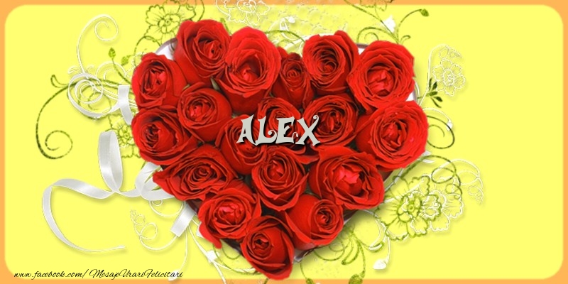 te iubesc alex Alex
