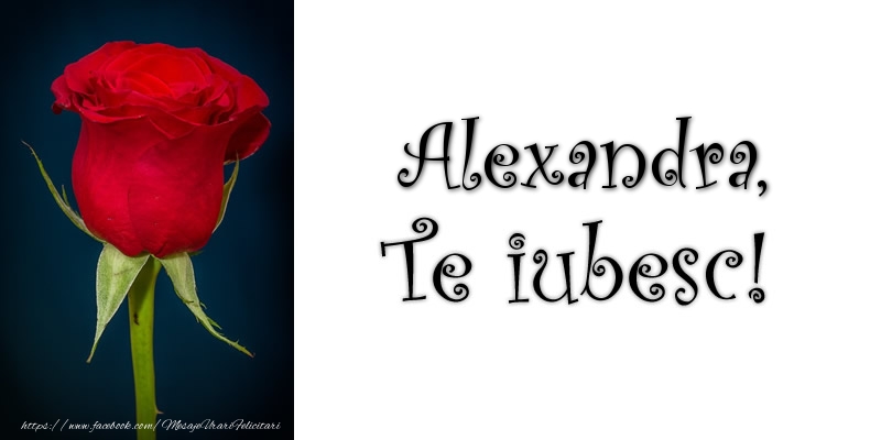 Felicitari de dragoste - Trandafiri | Alexandra Te iubesc!