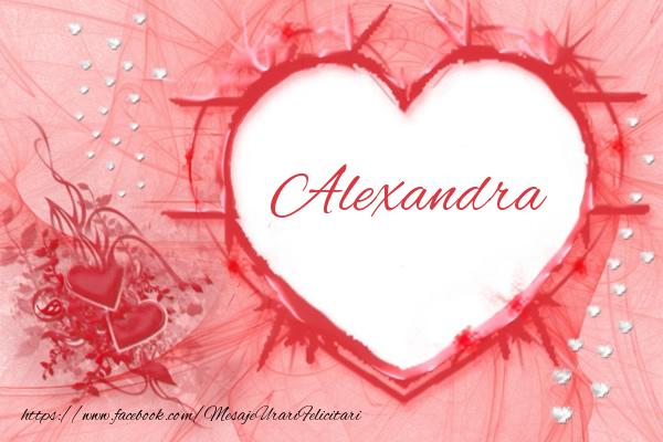 Felicitari de dragoste - Love Alexandra
