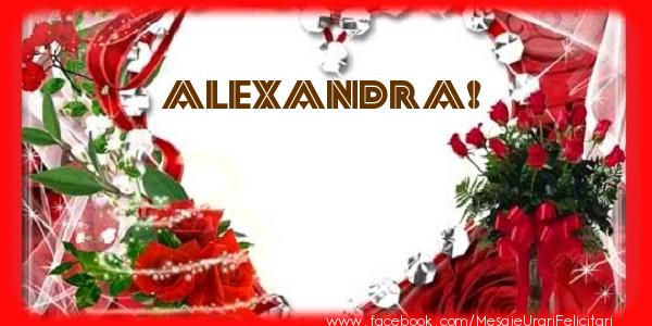 Felicitari de dragoste - ❤️❤️❤️ Flori & Inimioare | Love Alexandra!