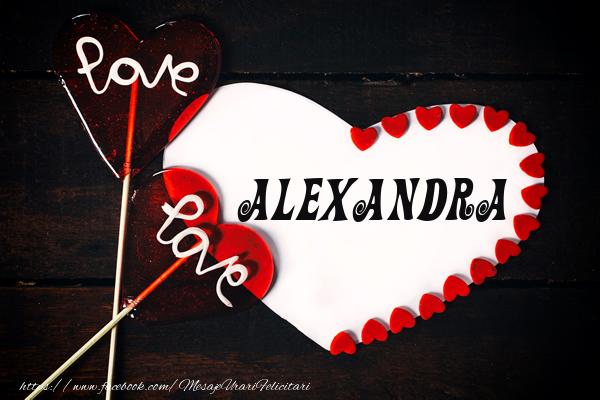 Felicitari de dragoste - I Love You | Love Alexandra