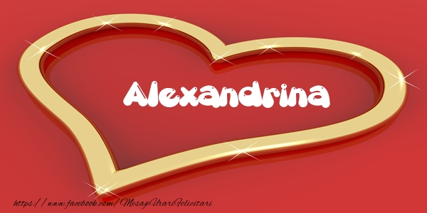 Felicitari de dragoste - Love Alexandrina