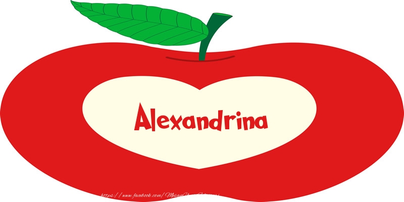 Felicitari de dragoste - O inima pentru Alexandrina