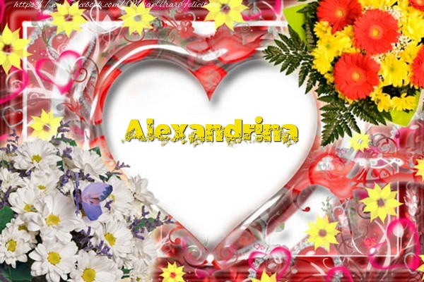 alexandrina te iubesc Alexandrina