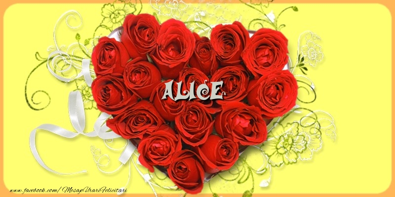 Felicitari de dragoste - ❤️❤️❤️ Inimioare & Trandafiri | Alice