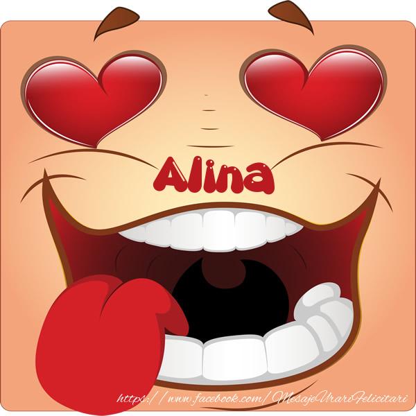 Felicitari de dragoste - Love Alina