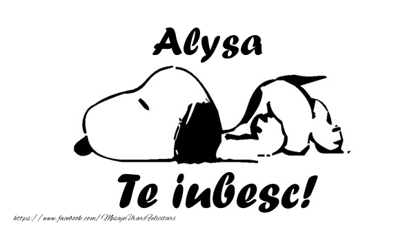 Felicitari de dragoste - Haioase | Alysa Te iubesc!