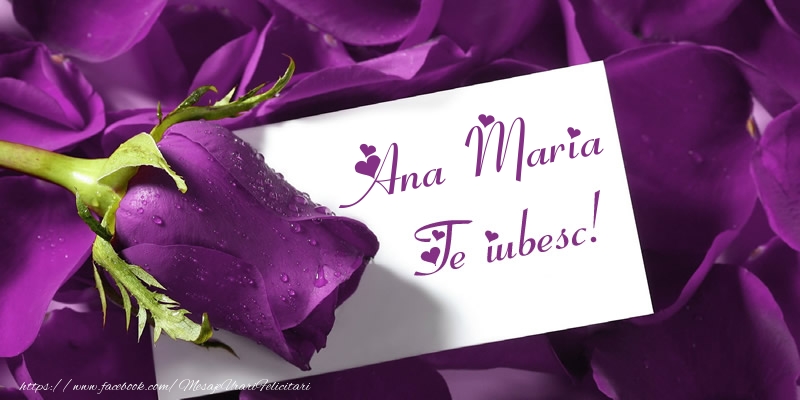 Felicitari de dragoste - Trandafiri | Ana Maria Te iubesc!