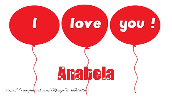 Felicitari de dragoste -  I love you Anabela