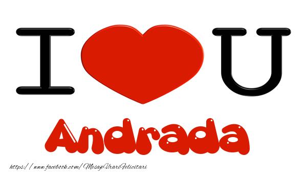 Felicitari de dragoste -  I love you Andrada