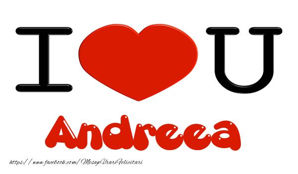 Felicitari de dragoste - I love you Andreea