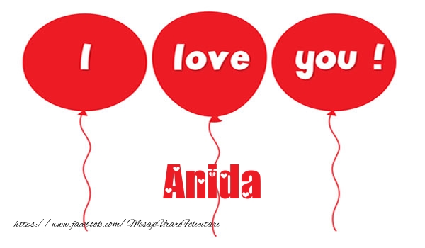 Felicitari de dragoste -  I love you Anida