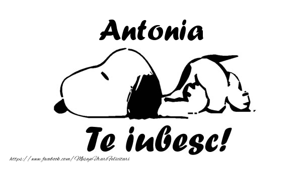 Felicitari de dragoste - Antonia Te iubesc!