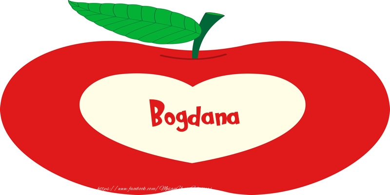 Felicitari de dragoste - O inima pentru Bogdana