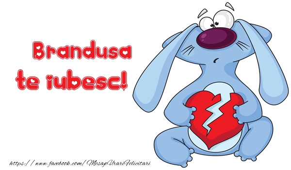 Felicitari de dragoste - Haioase | Te iubesc Brandusa!