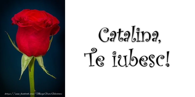 Felicitari de dragoste - Catalina Te iubesc!