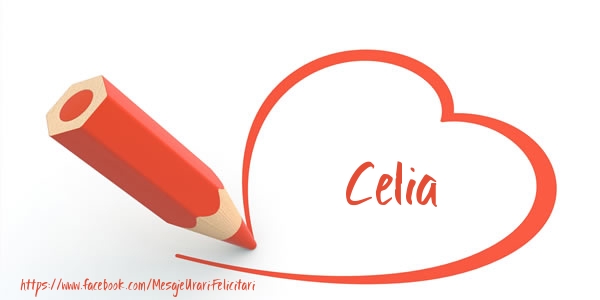 Felicitari de dragoste - Te iubesc Celia