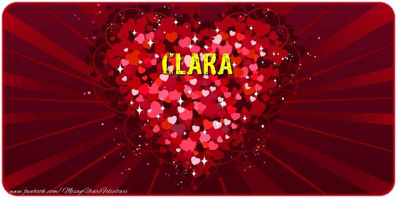 te iubesc clara Clara