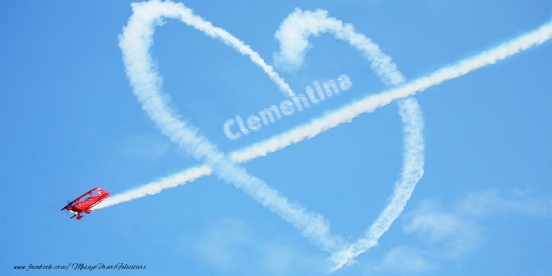 Felicitari de dragoste - Clementina