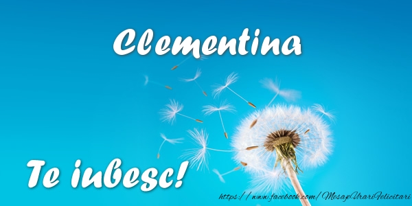 Felicitari de dragoste - Clementina Te iubesc!