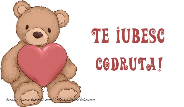 Felicitari de dragoste - Ursuleti | Te iubesc Codruta!