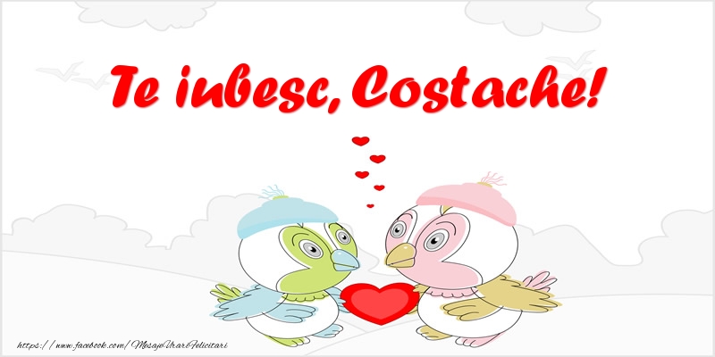 Felicitari de dragoste - Te iubesc, Costache!