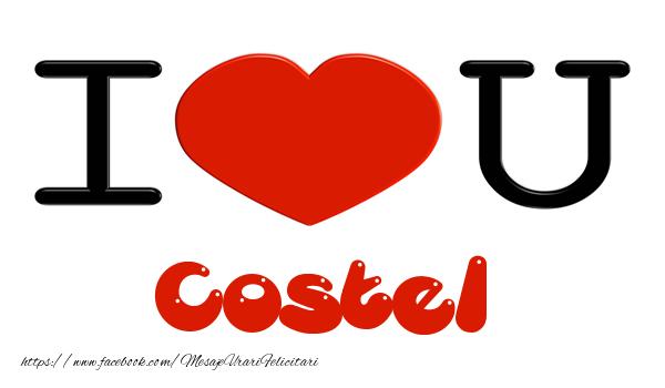 Felicitari de dragoste -  I love you Costel