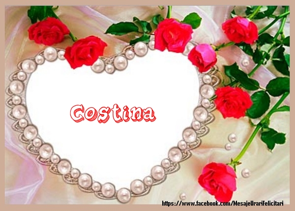 Felicitari de dragoste - Trandafiri | Te iubesc Costina!