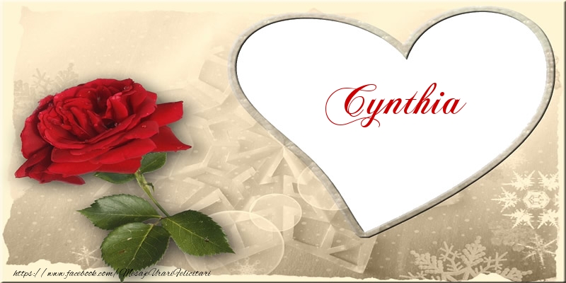 Felicitari de dragoste - Love Cynthia