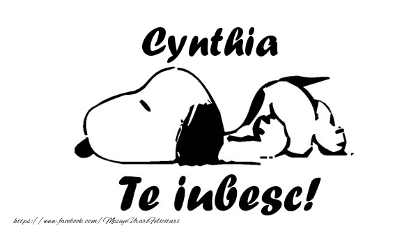 Felicitari de dragoste - Haioase | Cynthia Te iubesc!