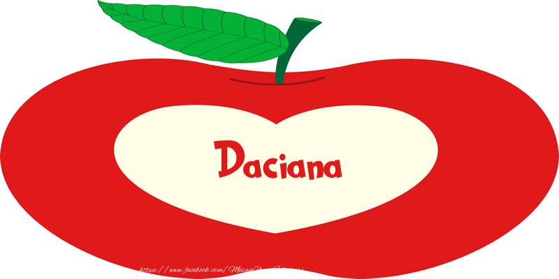 Felicitari de dragoste - O inima pentru Daciana