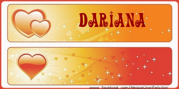 Felicitari de dragoste - Love Dariana